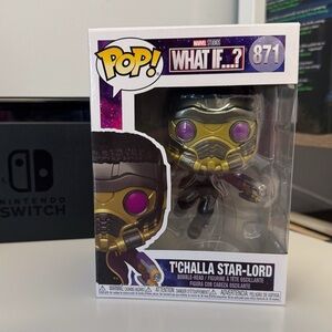 Funko Pop! What if…? Marvel T’Challa Star Lord #871 | Vinyl Figure Collectible